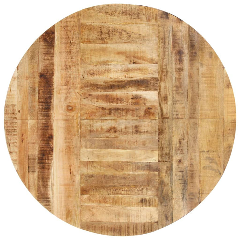 vidaXL Dining Table Round 175x75 cm Rough Mango Wood