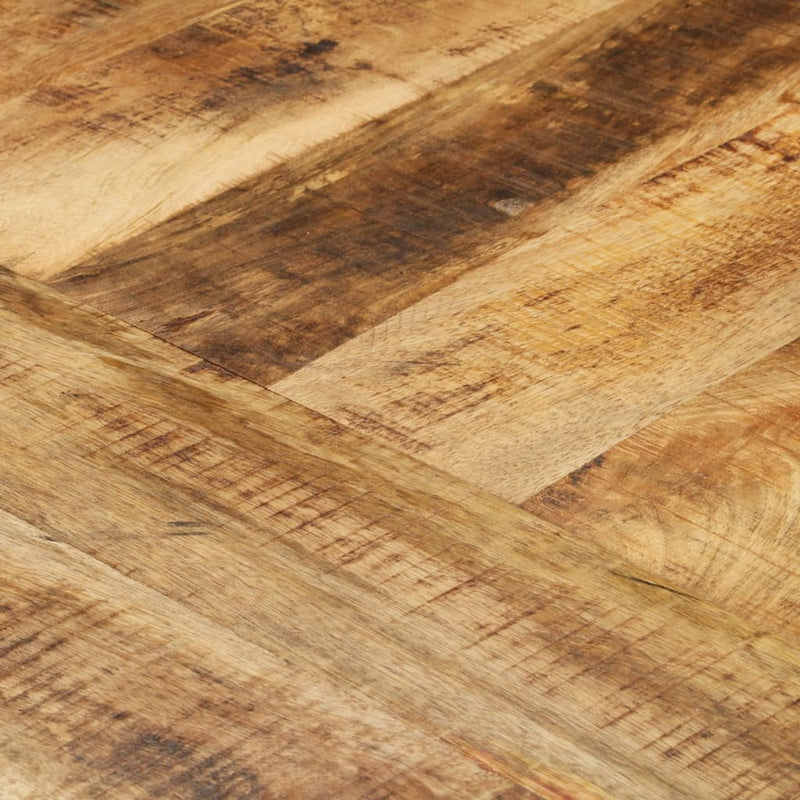 vidaXL Dining Table Round 175x75 cm Rough Mango Wood