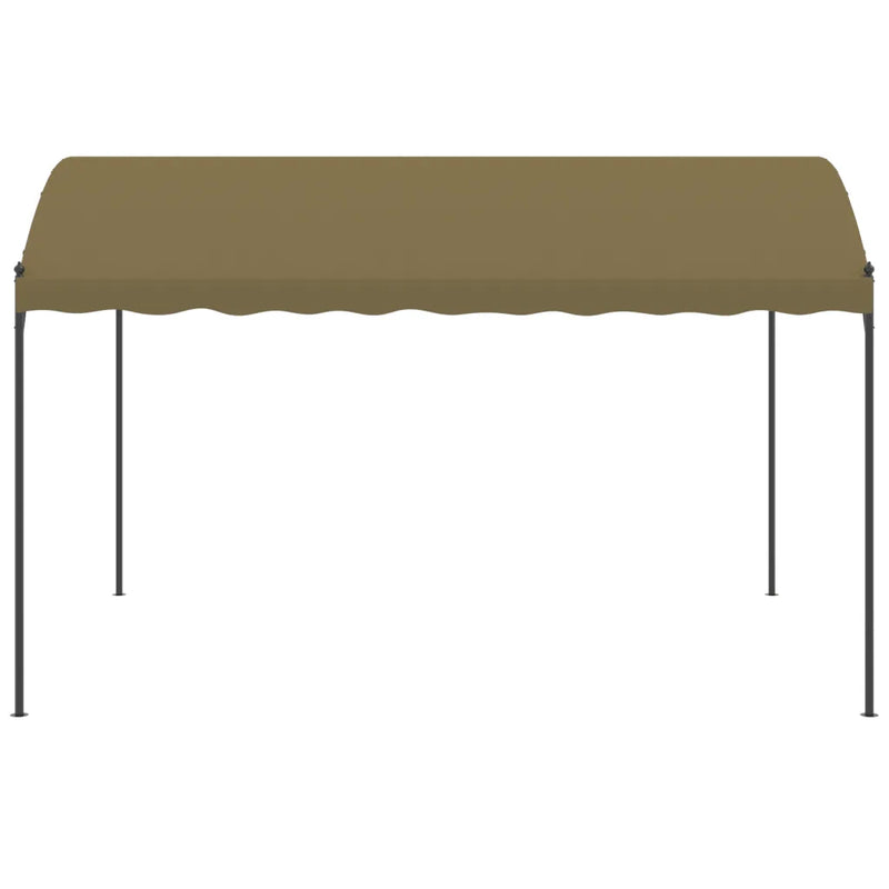 Gazebo 4x3x2.6 m Taupe 180 g/m²
