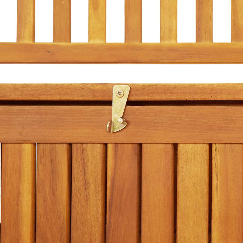 vidaXL Garden Storage Bench 120 cm Solid Acacia Wood