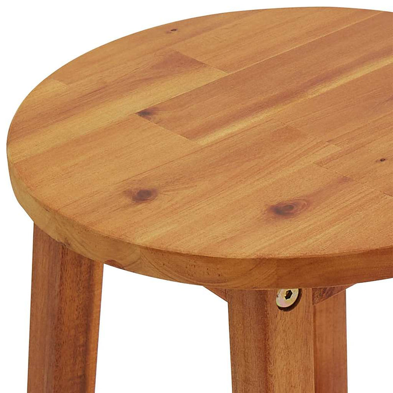 vidaXL Bar Stools 6 pcs Solid Acacia Wood