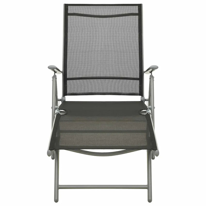 3 Piece Garden Lounge Set Textilene and Aluminium Silver