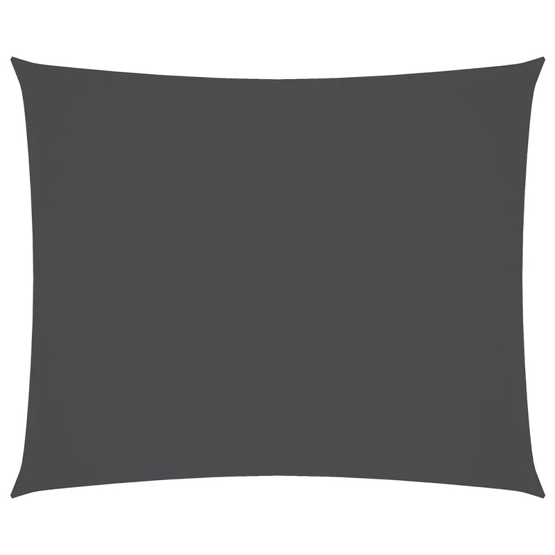 Sunshade Sail Oxford Fabric Rectangular 4x5 m Anthracite