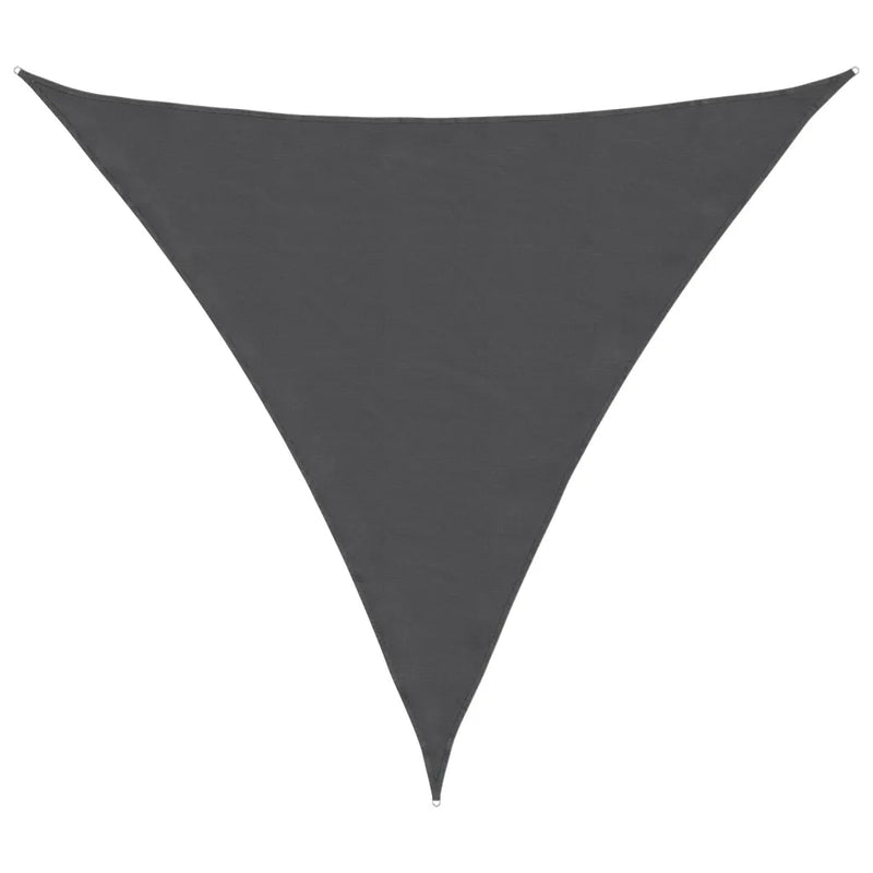 Sunshade Sail Oxford Fabric Triangular 3x3x3 m Anthracite