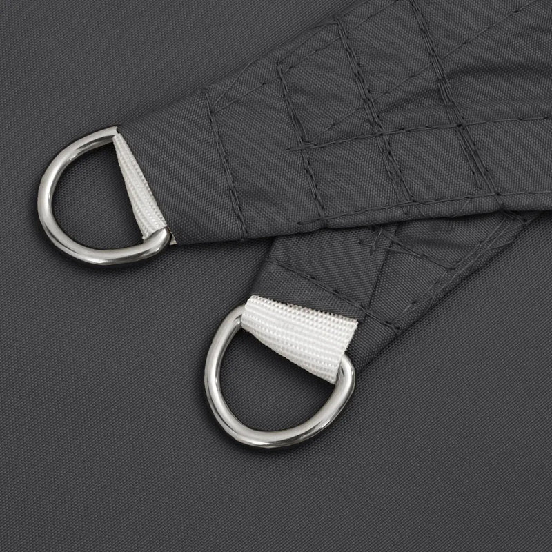 Sunshade Sail Oxford Fabric Triangular 3x3x3 m Anthracite
