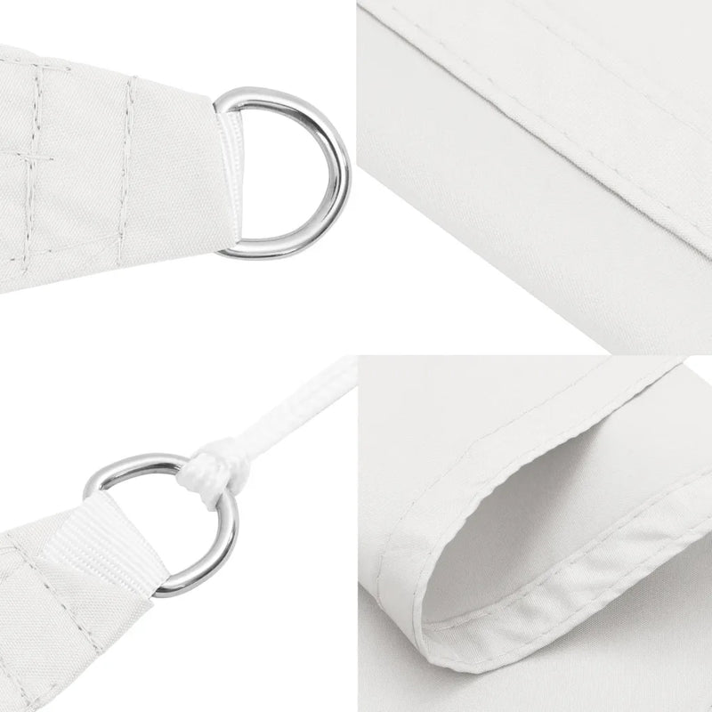 Sunshade Sail Oxford Fabric Rectangular 2x4 m White
