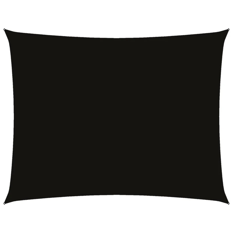 Sunshade Sail Oxford Fabric Rectangular 4x6 m Black