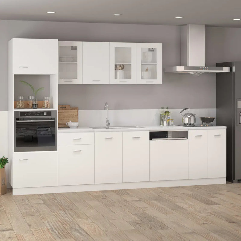 Hanging Cabinet Lyon White 39.5x31x60 cm Engineered Wood