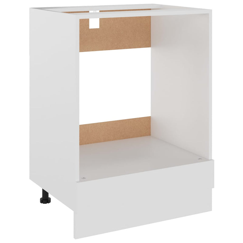 vidaXL Oven Cabinet Lyon White 60x46x81.5 cm Engineered Wood