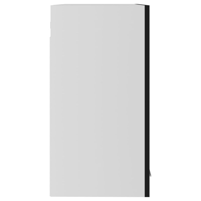 vidaXL Hanging Glass Cabinet Lyon Black  60x31x60 cm Engineered Wood