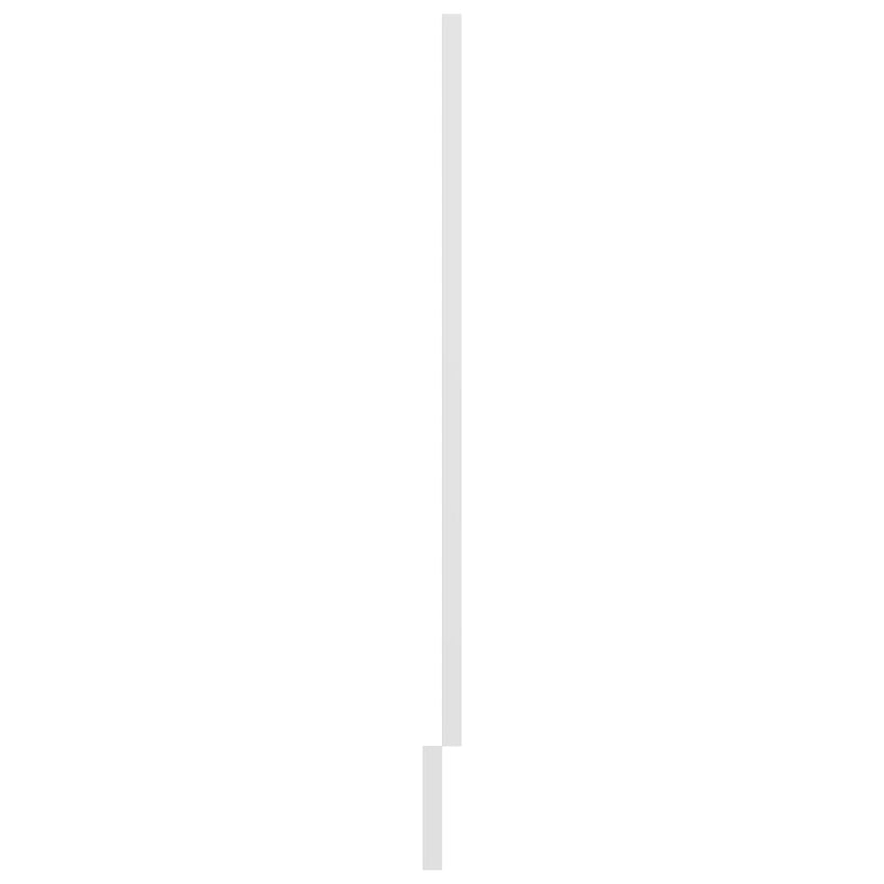 vidaXL Dishwasher Panel Lyon White 59.5x3x67 cm Engineered Wood