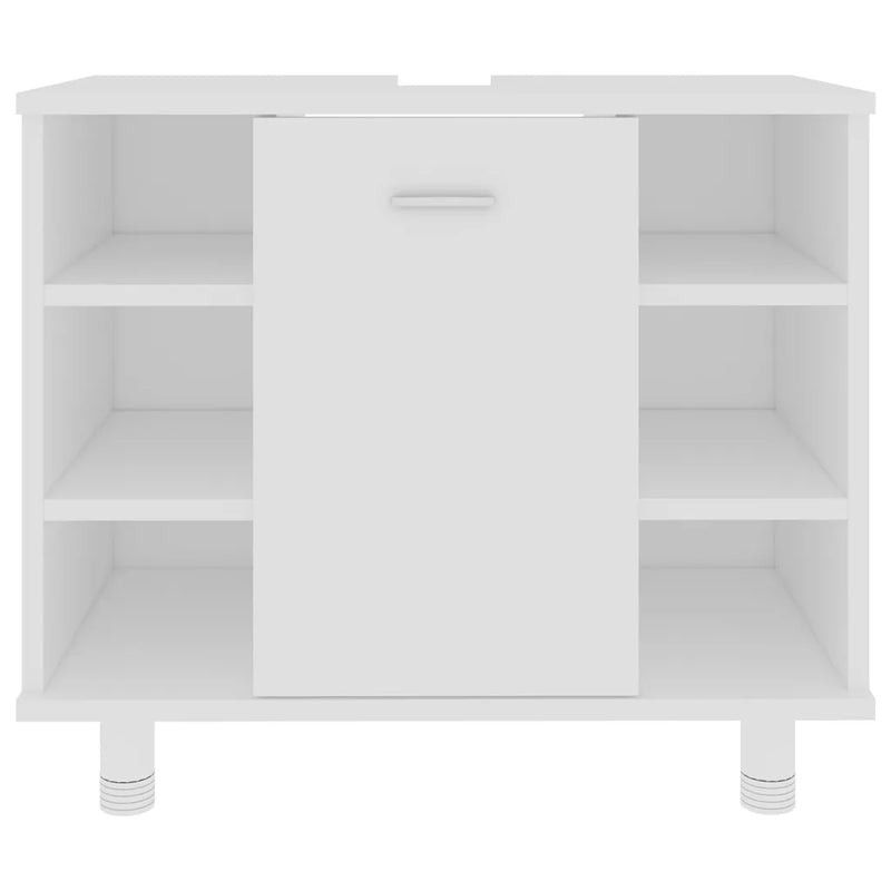 Bathroom Cabinet White 60x32x53.5 cm Engineered Wood
