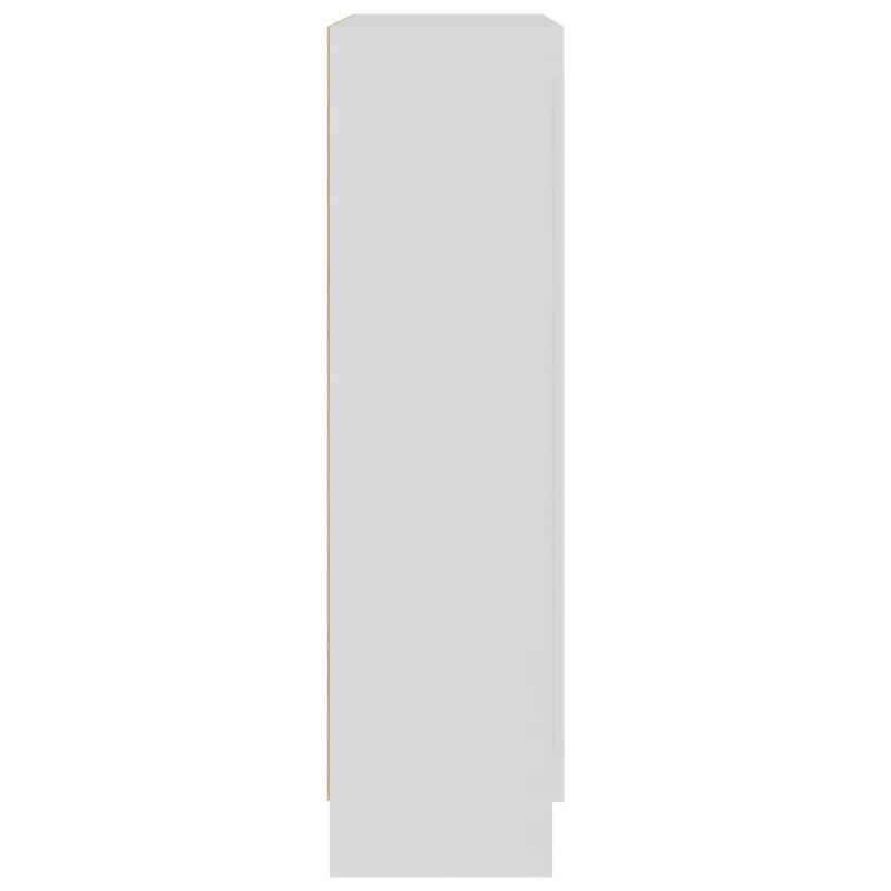 Book Cabinet White 82.5x30.5x115 cm Engineered Wood