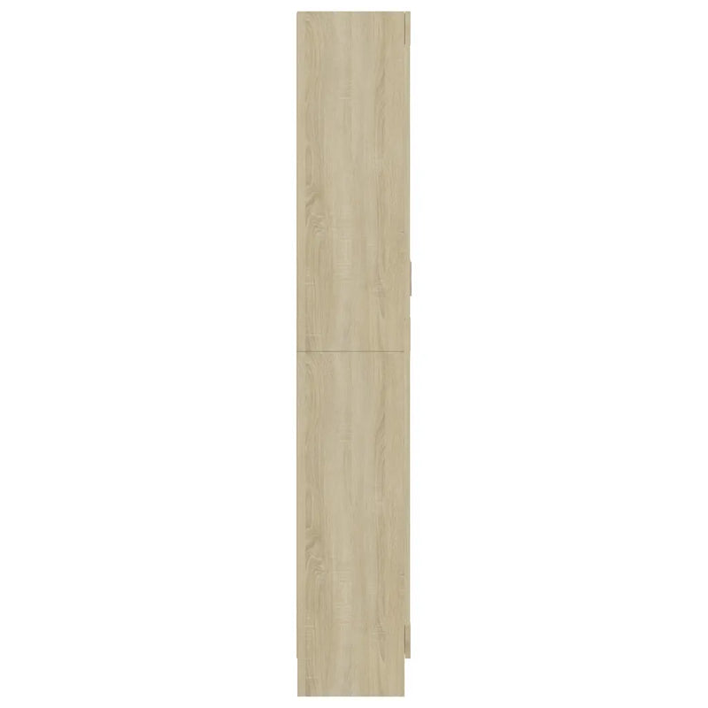 Vitrine Cabinet Sonoma Oak 82.5x30.5x185 cm Engineered Wood