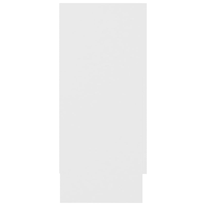 vidaXL Sideboard White 120x30.5x70 cm Engineered Wood