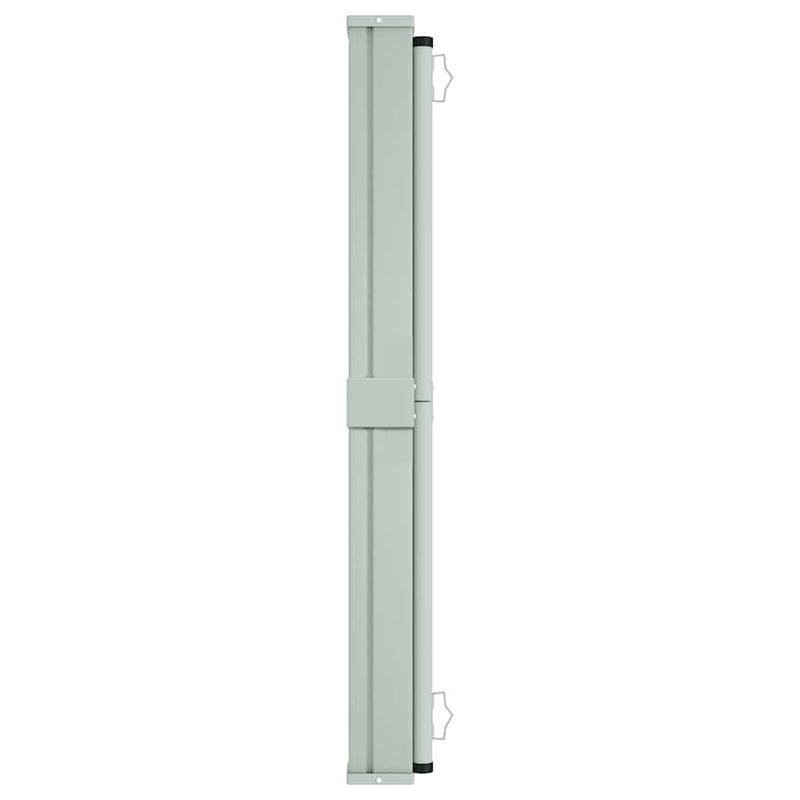 vidaXL Patio Retractable Side Awning 600x160 cm Grey