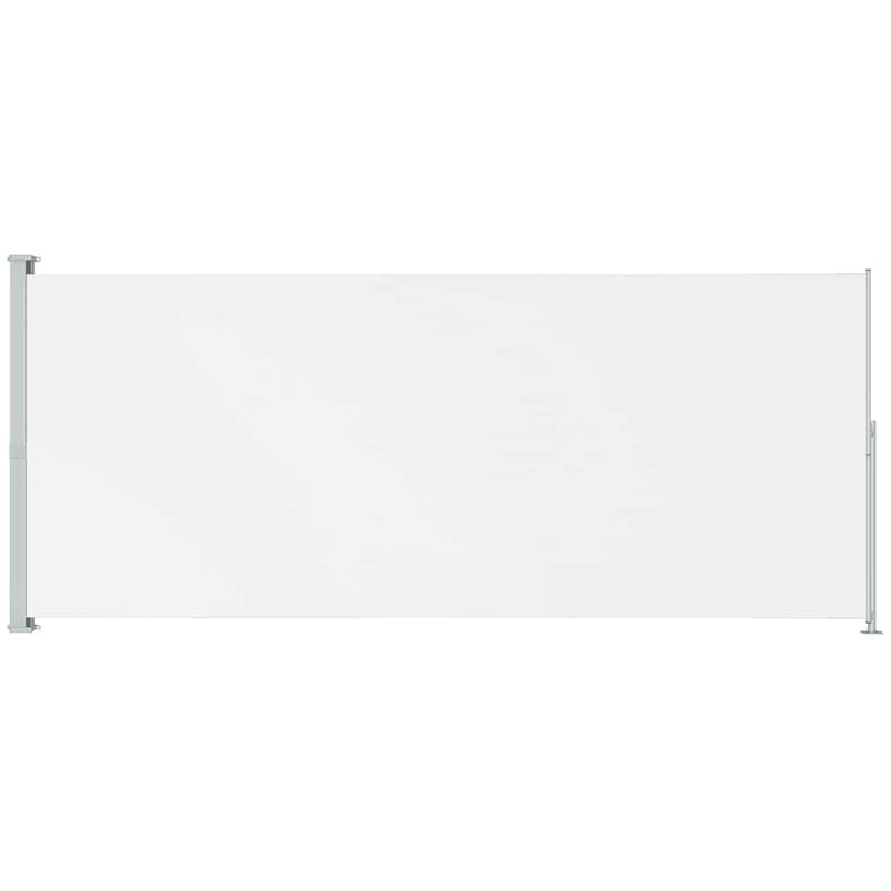 vidaXL Patio Retractable Side Awning 180x500cm Cream
