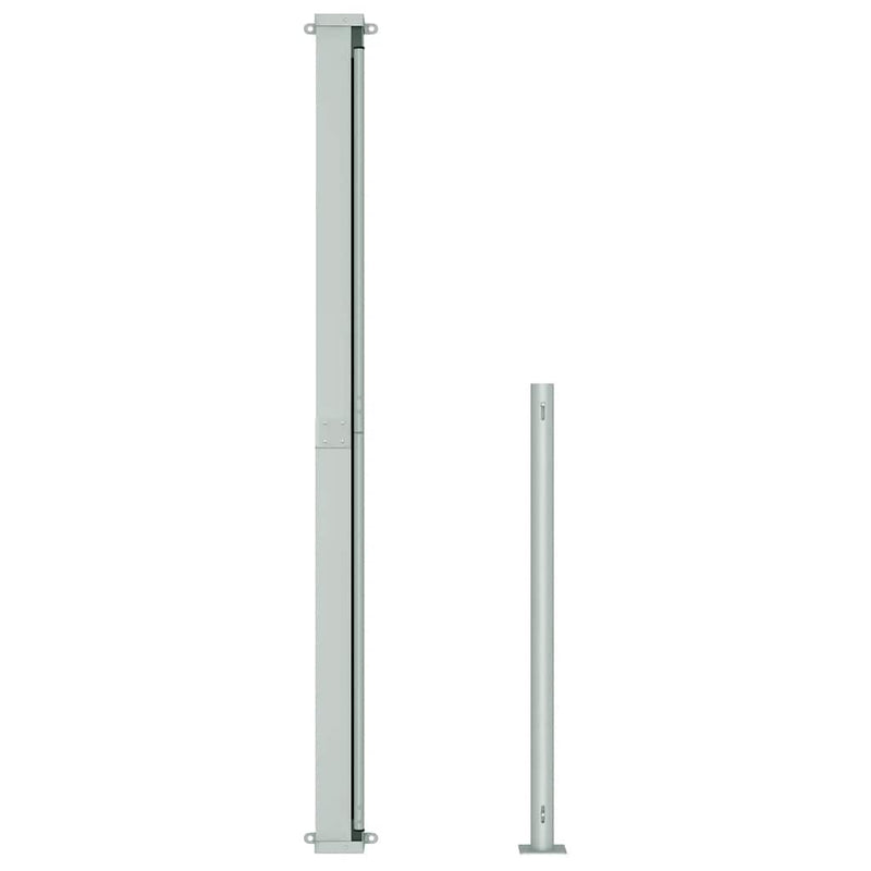 vidaXL Patio Retractable Side Awning 180x500cm Cream