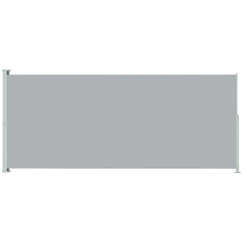 vidaXL Patio Retractable Side Awning 180x500cm Grey