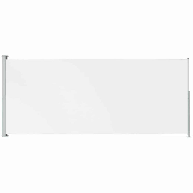vidaXL Patio Retractable Side Awning 200x500cm Cream