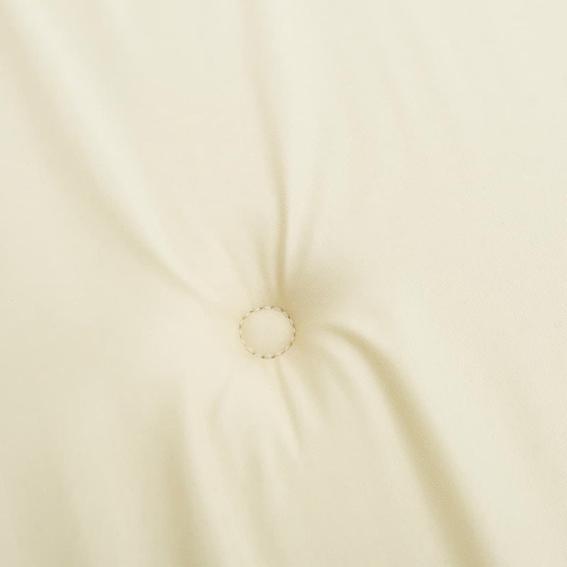 vidaXL Garden Lowback Chair Cushions 6 pcs Cream 100x50x3 cm Oxford Fabric