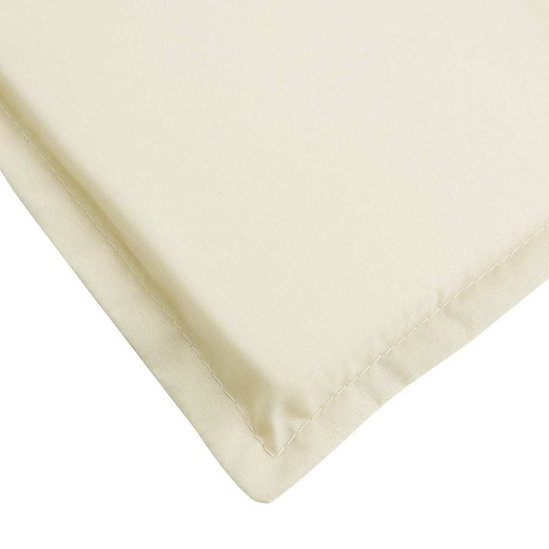 vidaXL Sun Lounger Cushion Cream 186x58x4cm Oxford Fabric