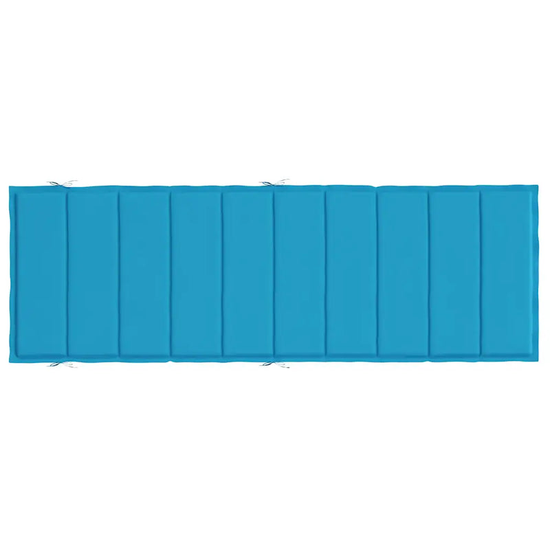 Sun Lounger Cushion Blue 186x58x4cm Oxford Fabric
