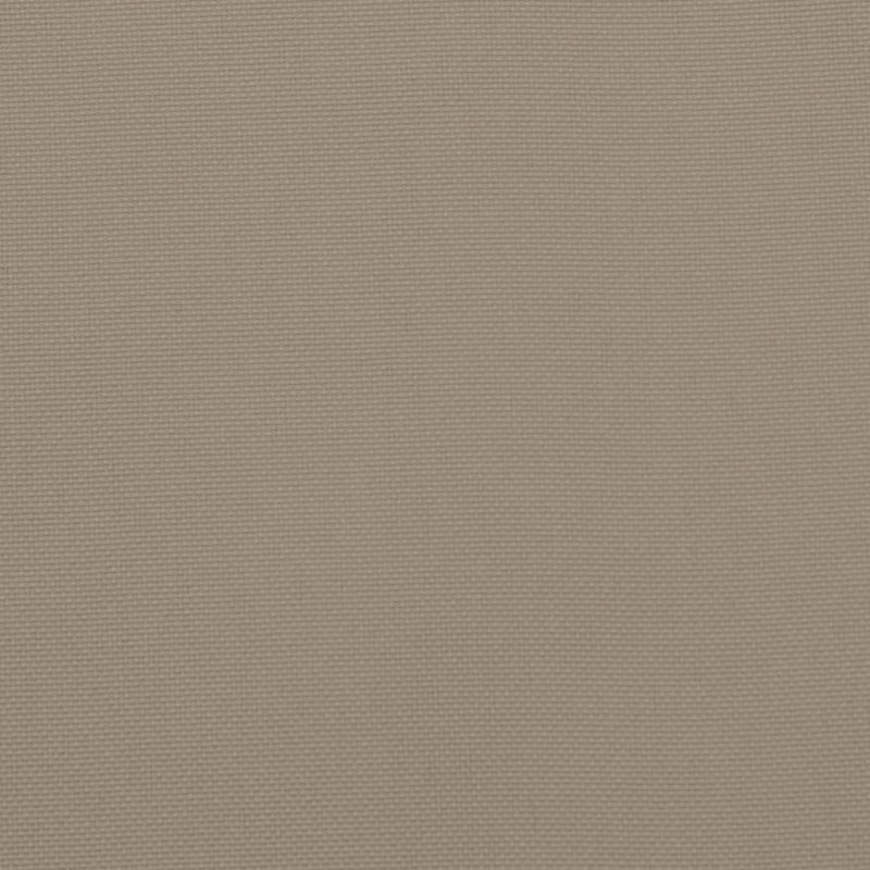 Sun Lounger Cushion Taupe 186x58x4cm Oxford Fabric