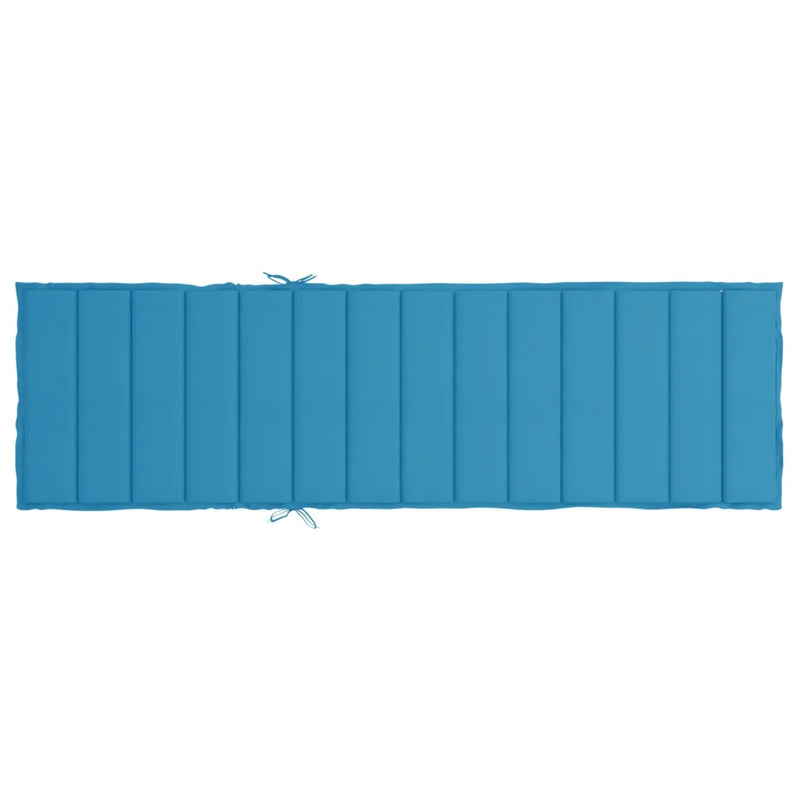 Sun Lounger Cushion Blue 200x60x3cm Oxford Fabric