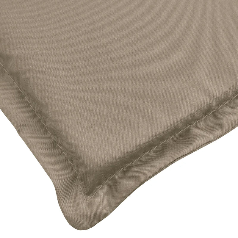Sun Lounger Cushion Taupe 200x60x3cm Oxford Fabric
