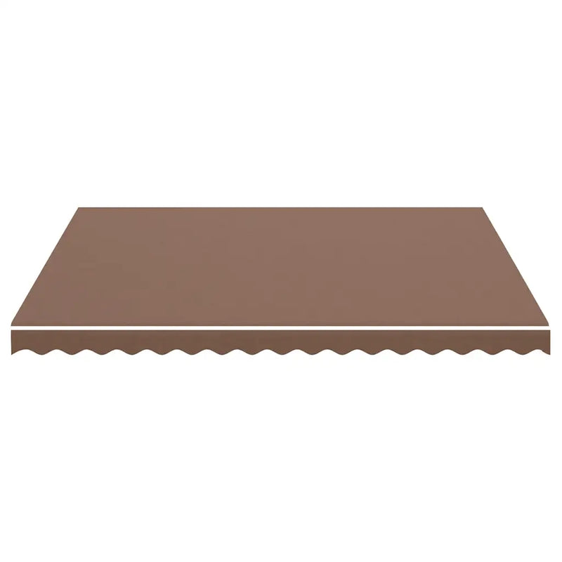 Awning Replacement Fabric Brown 400x350 cm Polyester