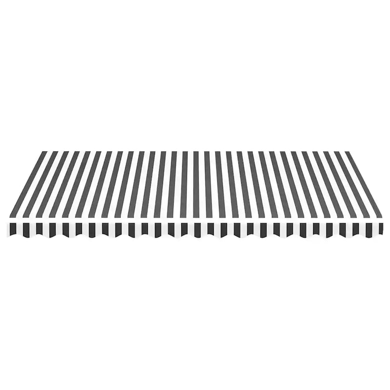 Awning Replacement Fabric Anthracite and White 400x300 cm Polyester