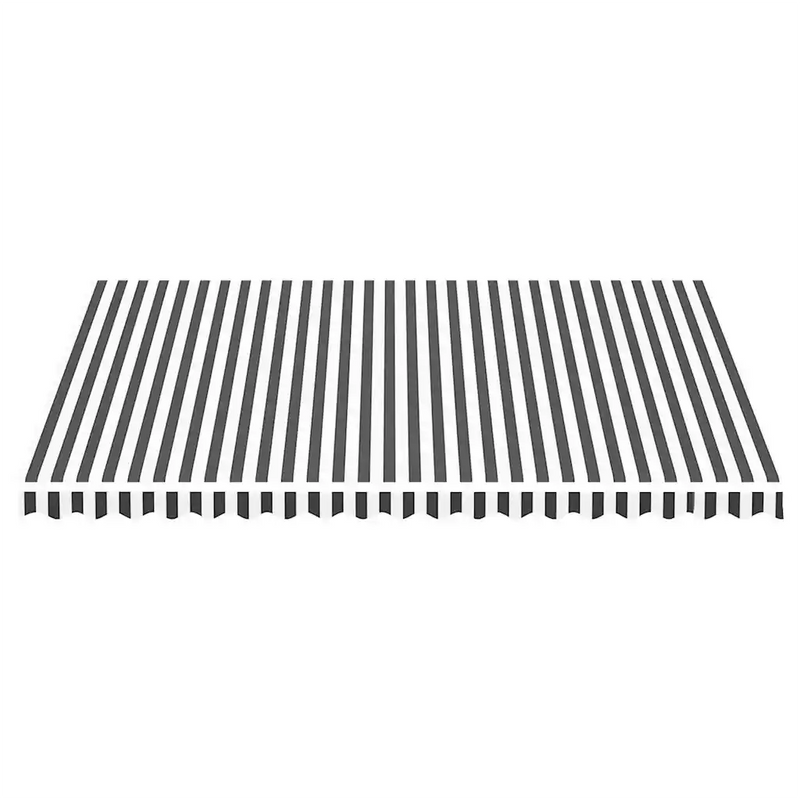 Awning Replacement Fabric Anthracite and White 450x350 cm Polyester