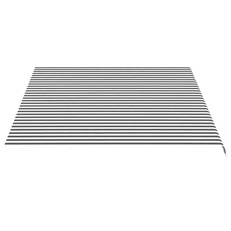 Awning Replacement Fabric Anthracite and White 450x350 cm Polyester