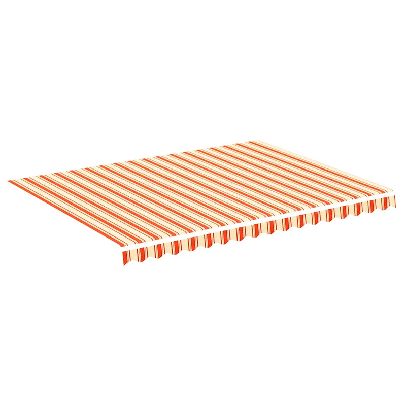 Awning Replacement Fabric Yellow and Orange 400x300 cm Polyester