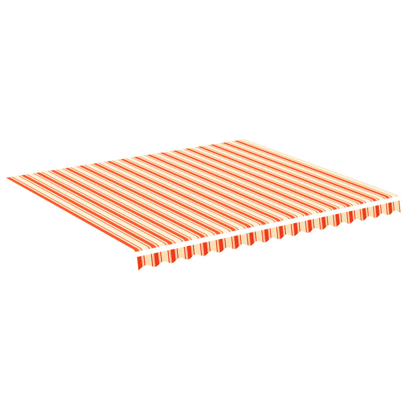 Replacement Fabric for Awning Yellow and Orange 4x3.5 m