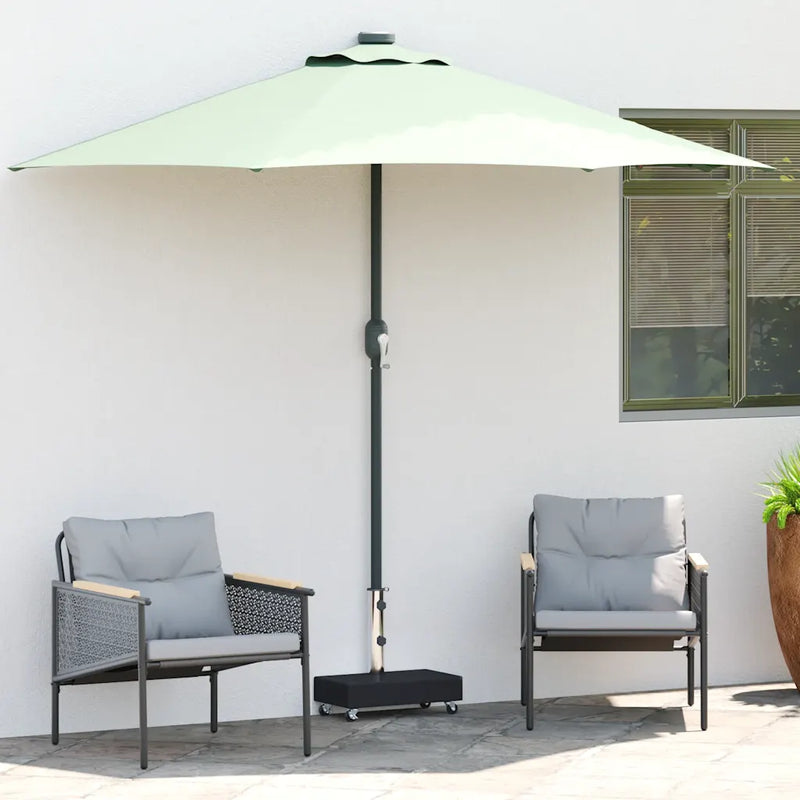 Umbrella Base Black 45x25x8 cm Granite