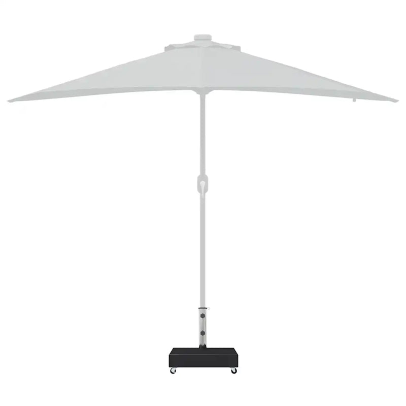 Umbrella Base Black 45x25x8 cm Granite