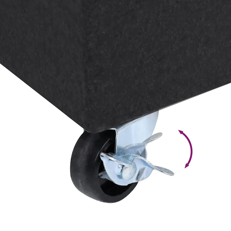 Umbrella Base Black 45x25x8 cm Granite