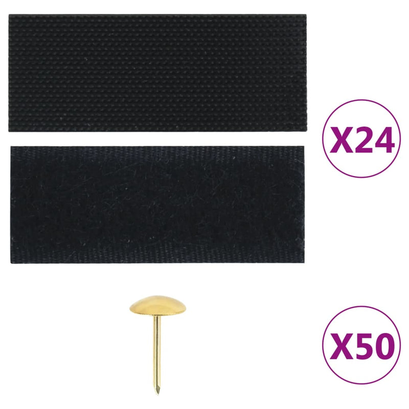 vidaXL Insect Door Curtains 2 pcs with Magnet Blocks Black 200x80 cm