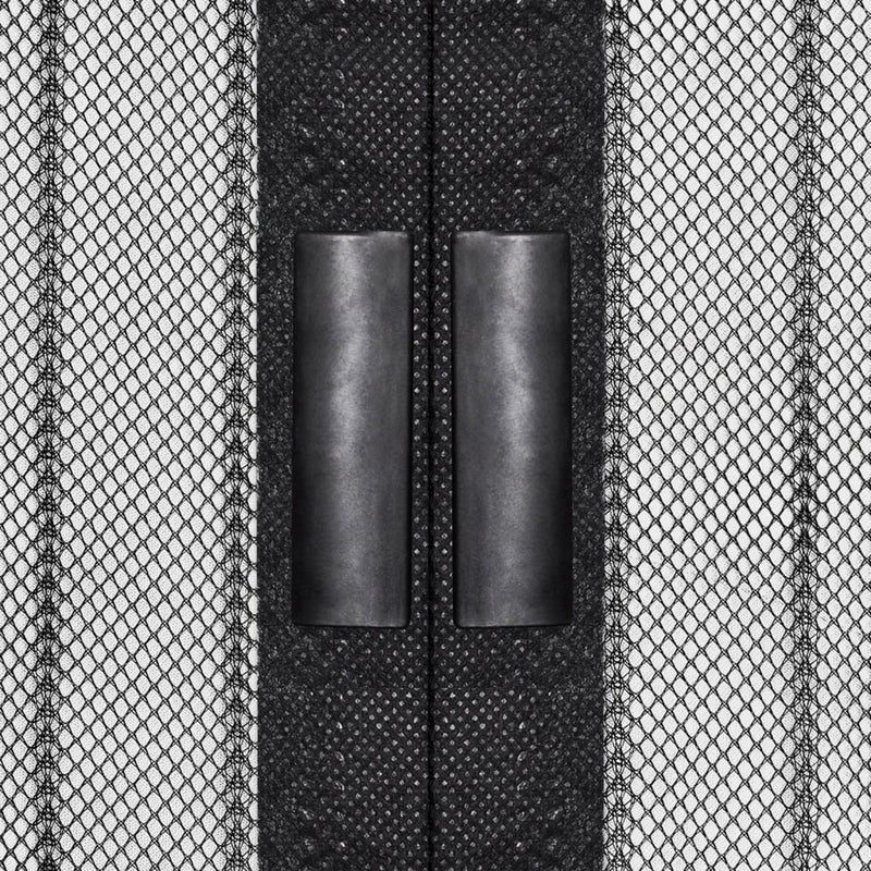 vidaXL Insect Door Curtains 2 pcs with Magnet Blocks Black 210x90 cm