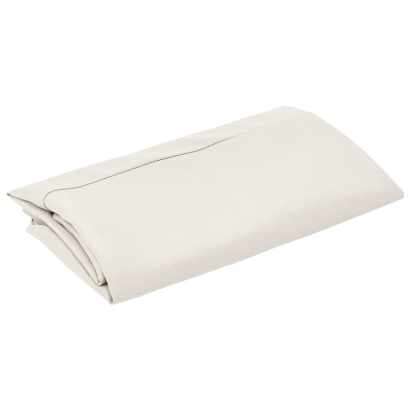 vidaXL Replacement Fabric for Cantilever Umbrella Sand White 300 cm