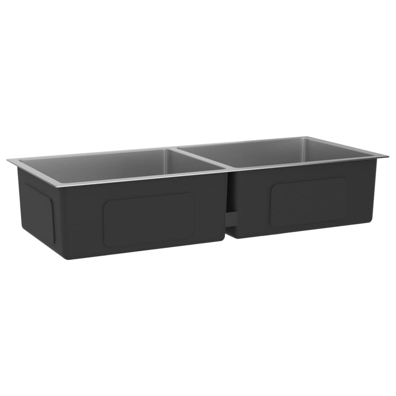 vidaXL Handmade Kitchen Sink Stainless Steel