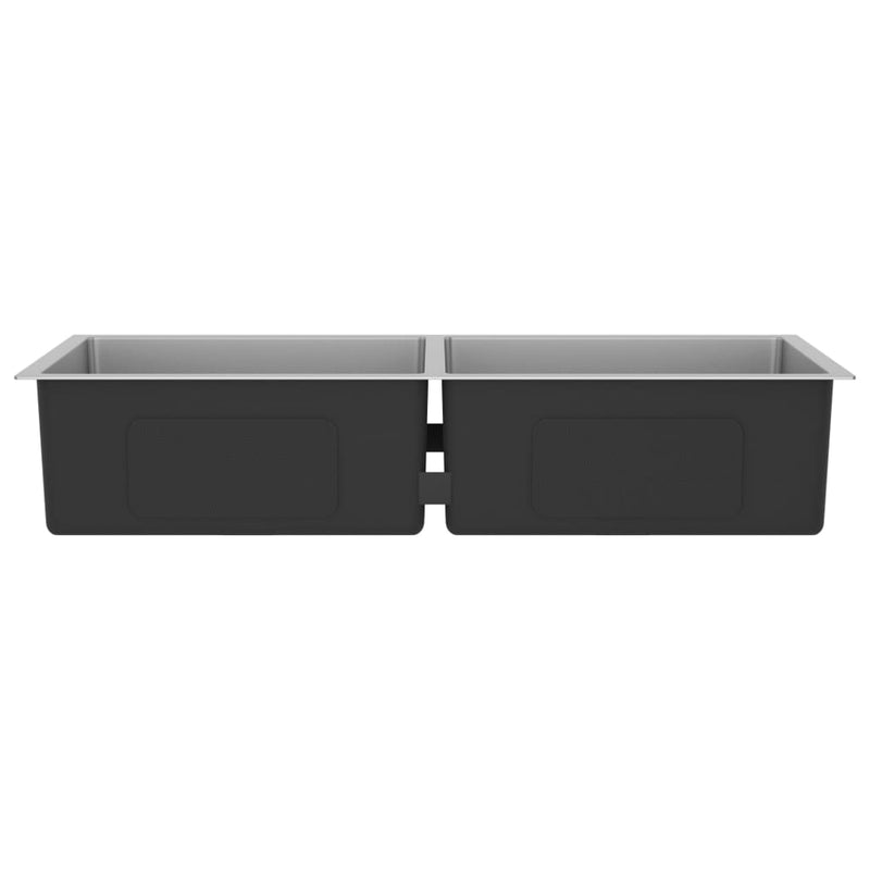 vidaXL Handmade Kitchen Sink Stainless Steel