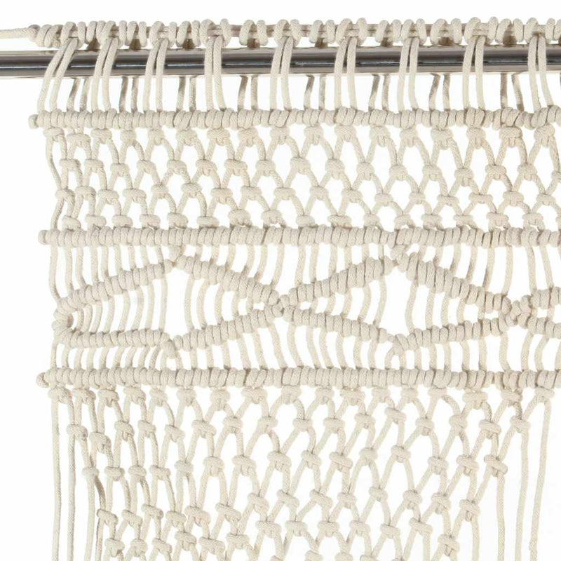 vidaXL Macrame Curtain 140x240 cm Cotton