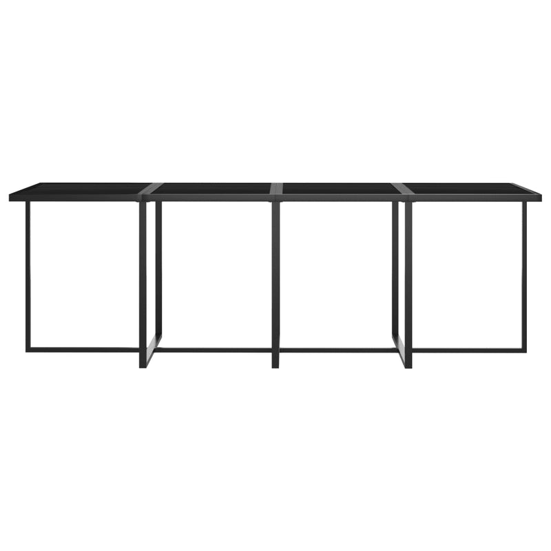 13 Piece Garden Dining Set with Cushions Poly Rattan Grey