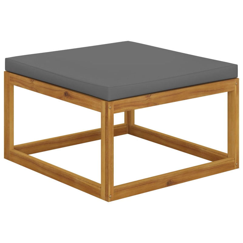 5 Piece Garden Lounge Set with Cushion Solid Acacia Wood