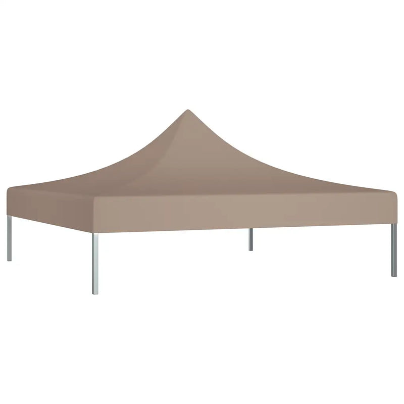 Party Tent Roof 3x3 m Taupe 270 g/m��