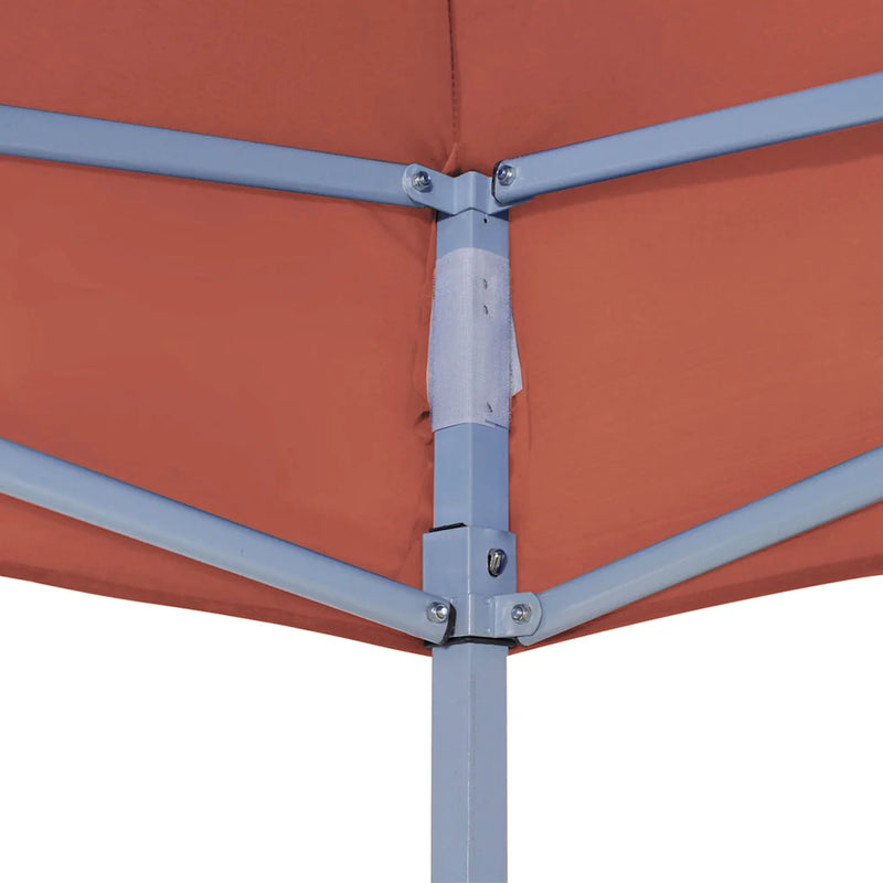 Party Tent Roof 6x3 m Terracotta 270 g/m��