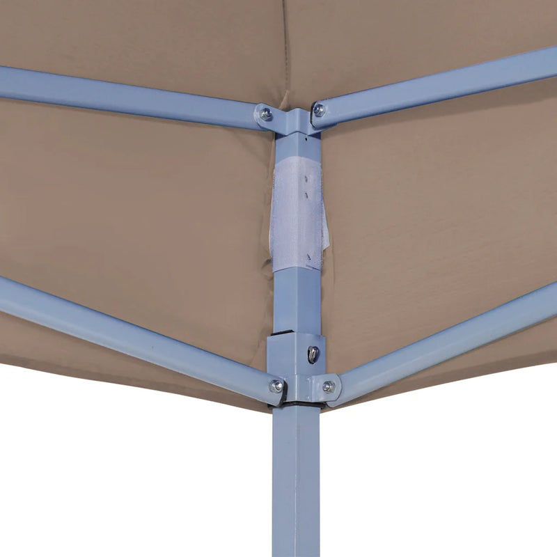 Party Tent Roof 4.5x3 m Taupe 270 g/m��